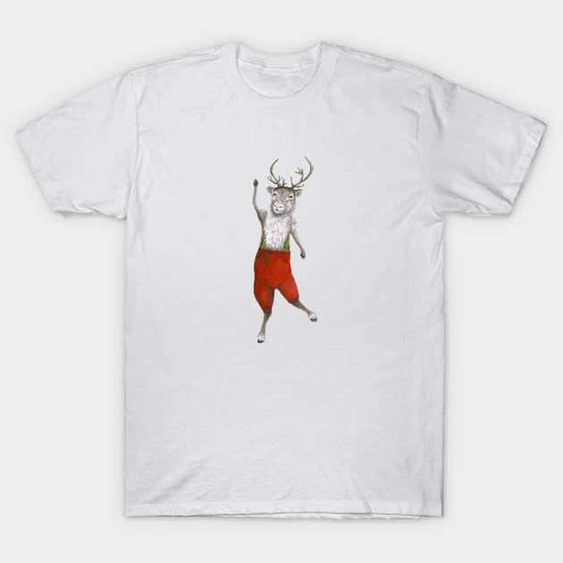 Reindeer T-Shirt by Jahna Vashti